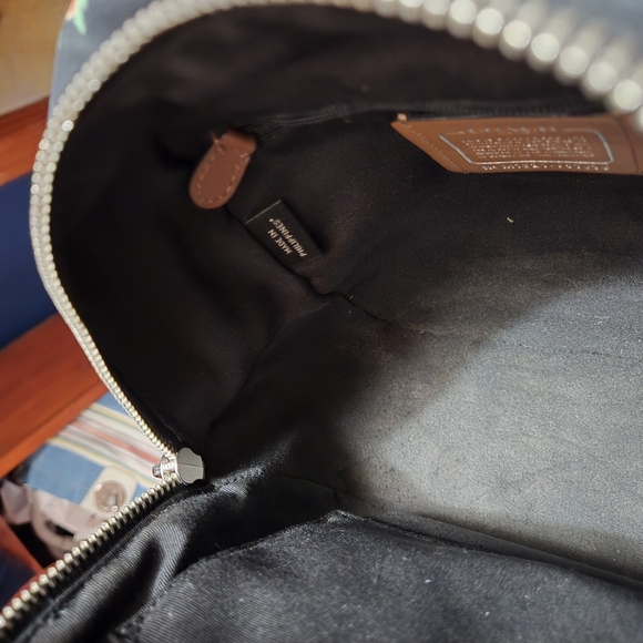 Coach EUC Mini Charlie Tea Rose Back Pack - Picture 4 of 6